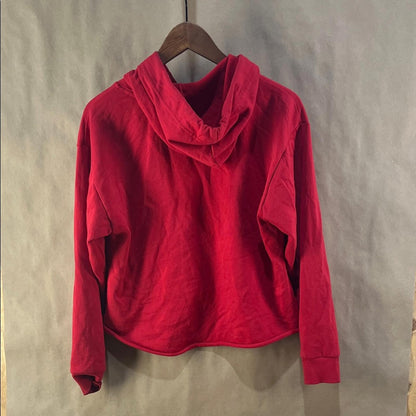DKNY Jeans Women’s Red Cropped Hoodie (Size S)