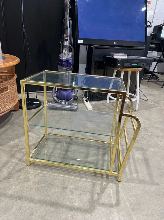 Gold coffee table
