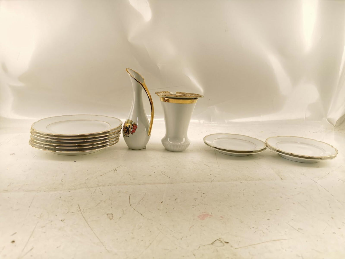 Bavaria Germany Plates & Creamer.