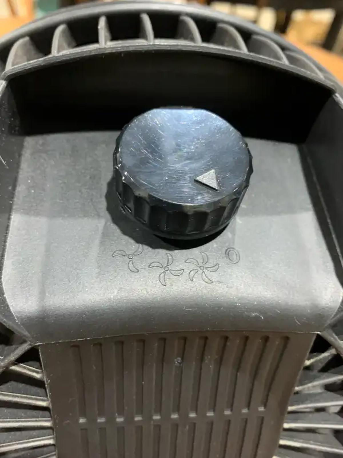 Intertek Black Table Fan