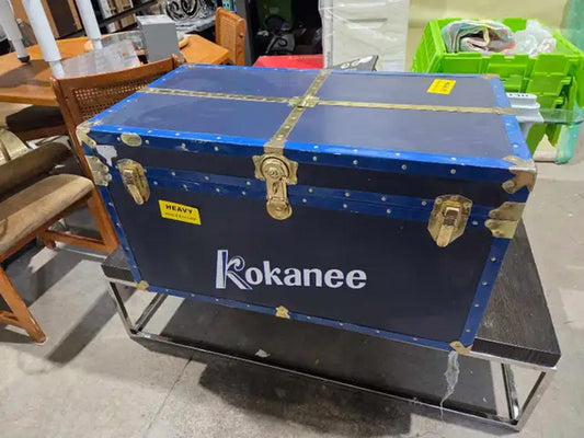 Vintage Everlite Union "Kokanee" Steamer Trunk - Excellent Condition