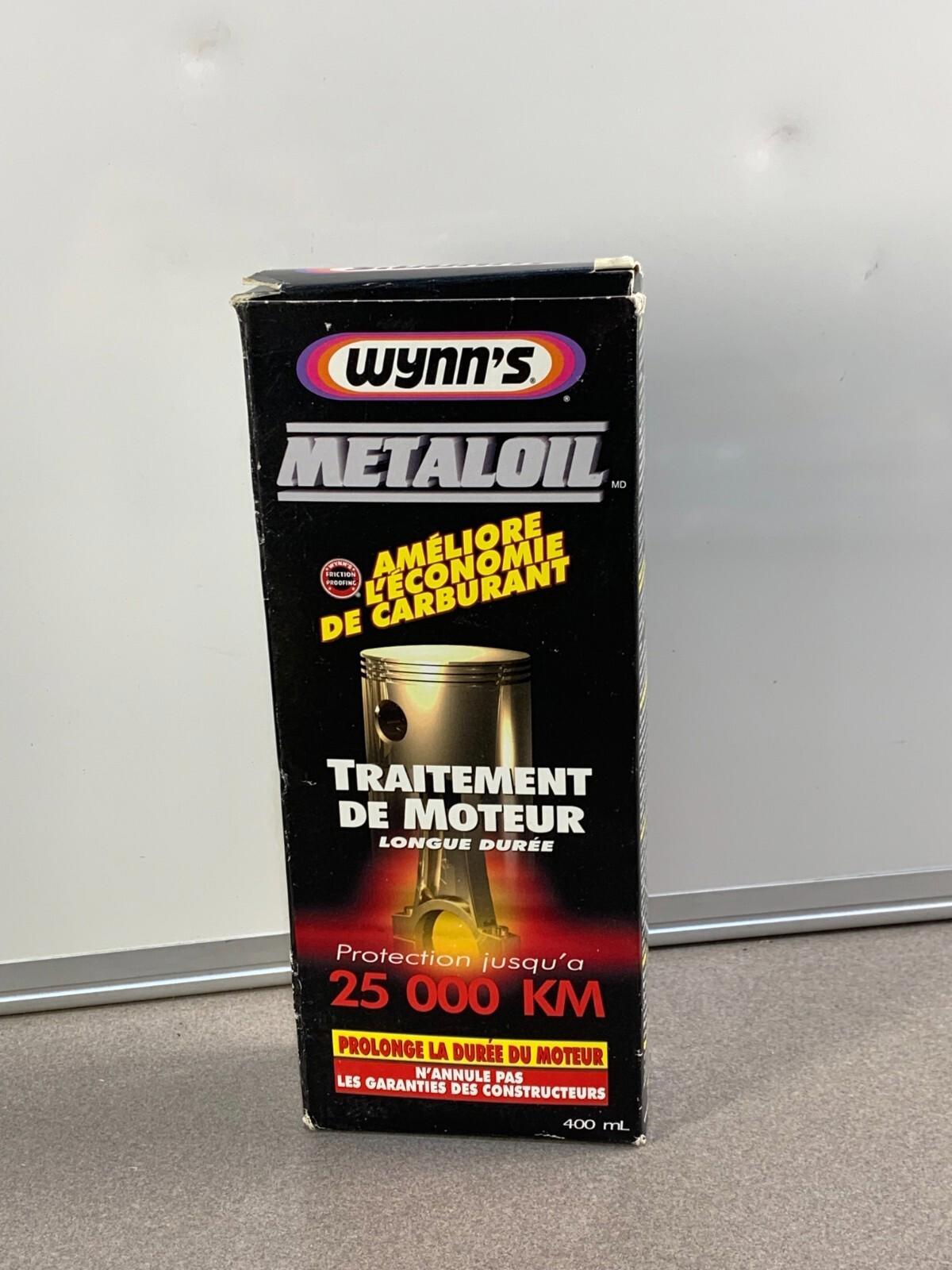 WYNN'S METALOIL – Traitement moteur longue durée (protection de 25 000 km)
