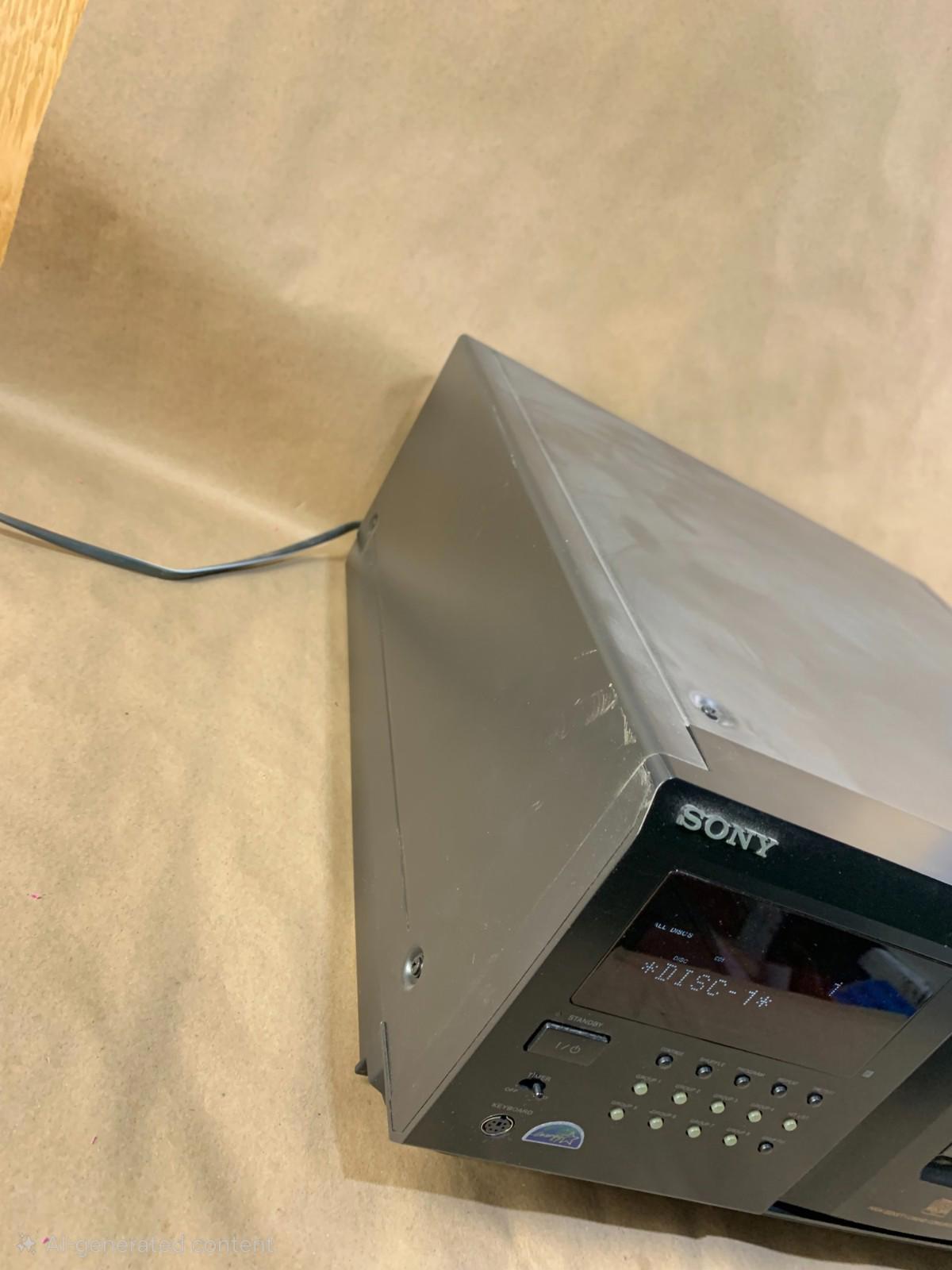 Sony 300 CD Changer Player CDP-CX355 Compact Disc Mega Storage. No Remote