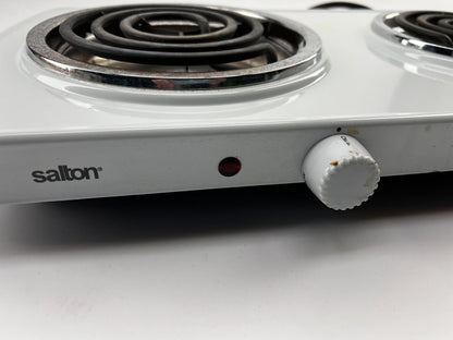 Salton Stainless Steel Portable Double Cooktop