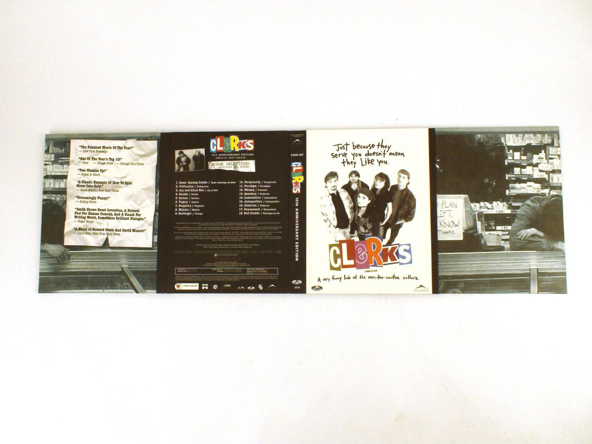 Clerks (DVD, 2004, coffret 3 disques, édition du 10e anniversaire)