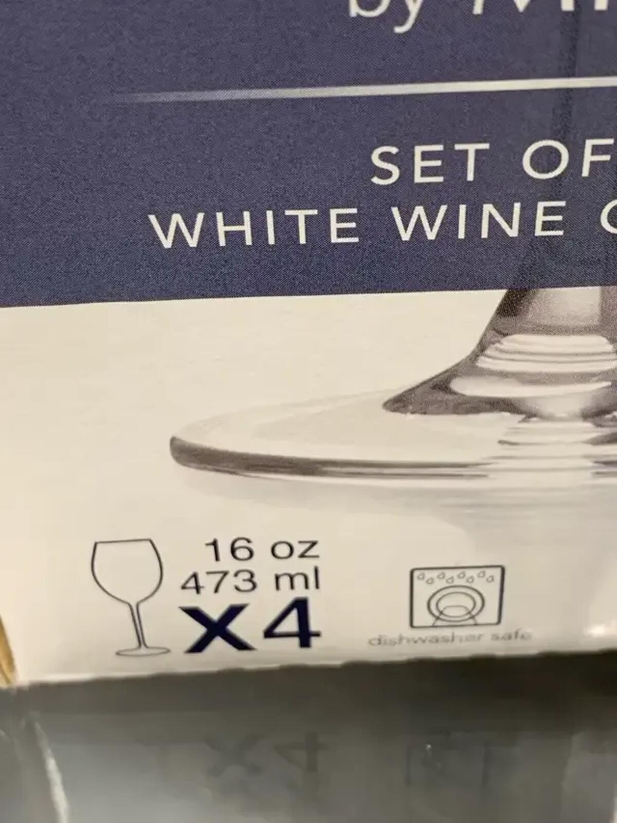 Mikasa Cheers Crystal Wine Glasses