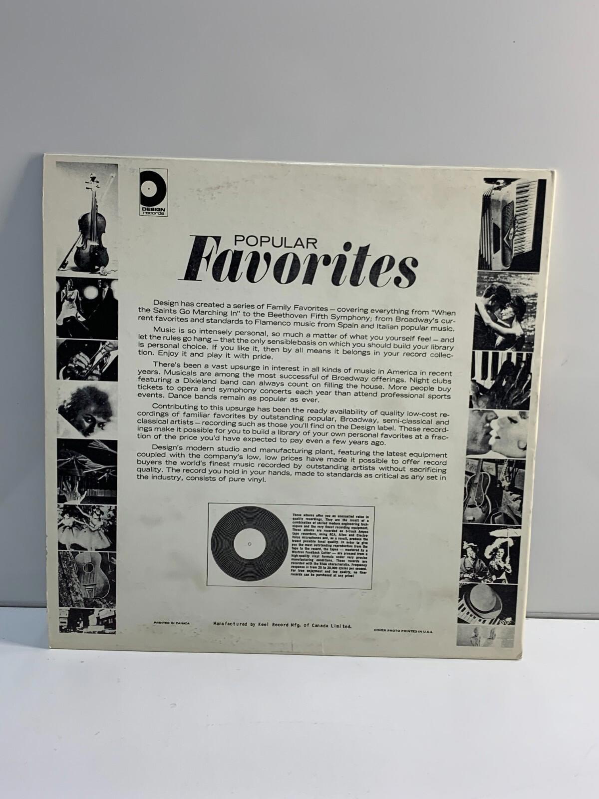 Karl Lahar String Symphonette Strauss Waltz Favorites vinyl LP Pickwick K107