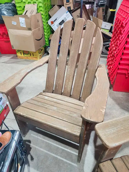 Wooden Outdoor Adirondack Chairs - 2 available