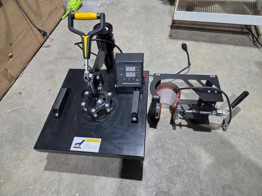 6in1 Swing Away Heat Press Machine 110V Multifunctional Sublimation Machine