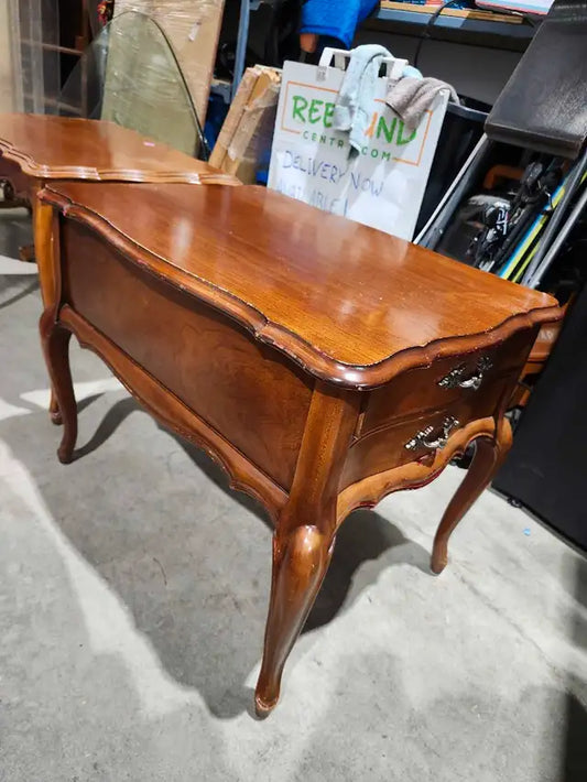 Antique Wooden End Table