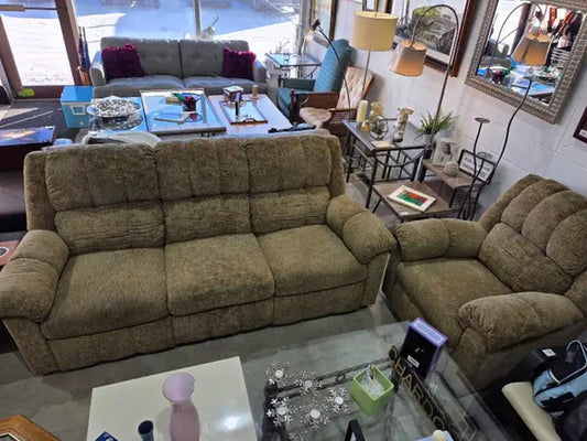 Reclining Sofa and Chair Set