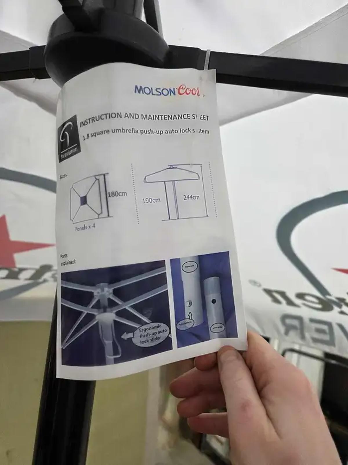 Large Heineken Patio Umbrella