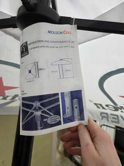Large Heineken Patio Umbrella