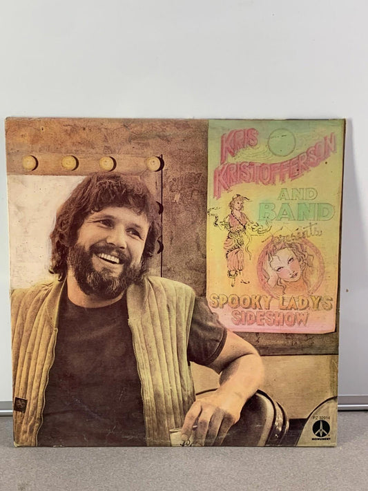 Kris Kristofferson- Spooky Ladys Sideshow - (Vinyl, LP) 1974 Monument Record