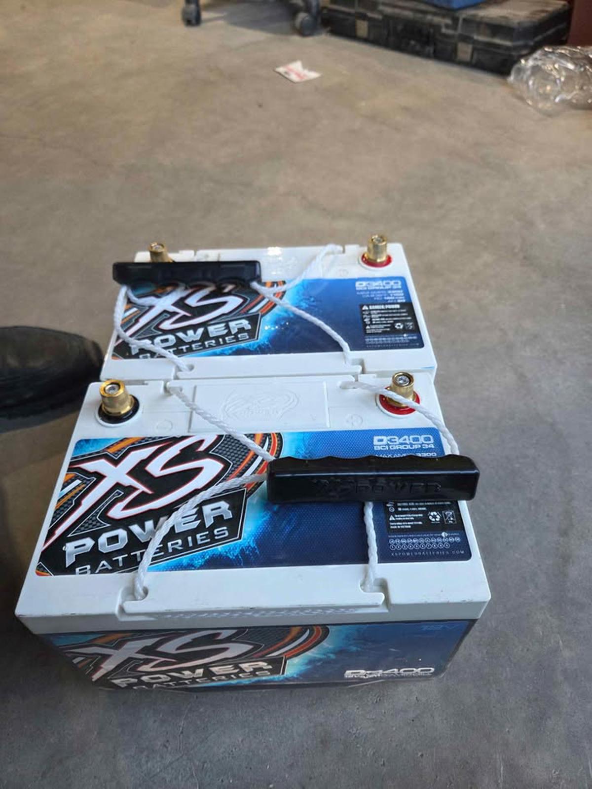 New! XS Power D3400 Performance Reserve Car Battery - 2 Available