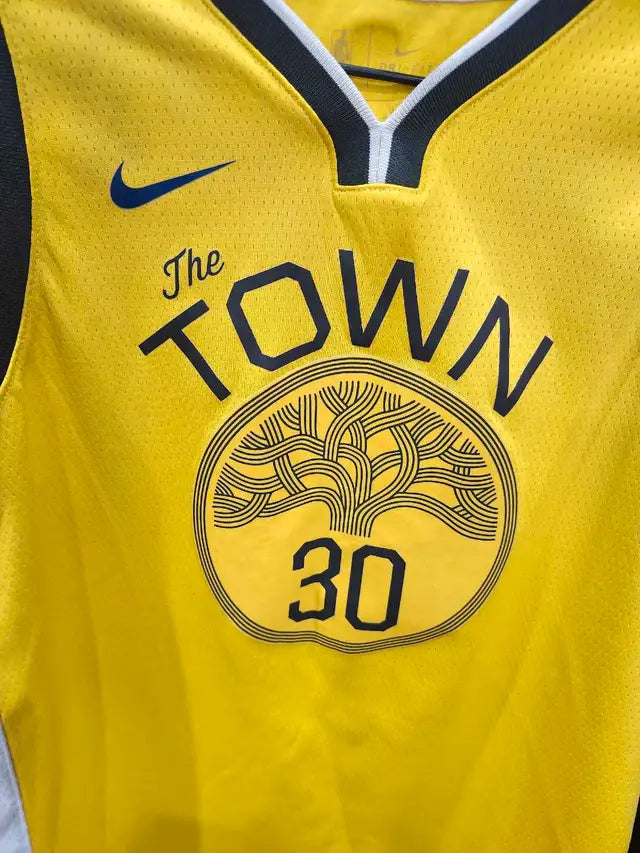 'The Town' - Curry Basketball Jersey - Youth L 14/16