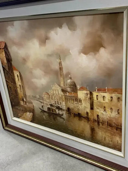 Costello Venice Canal Oil Painting