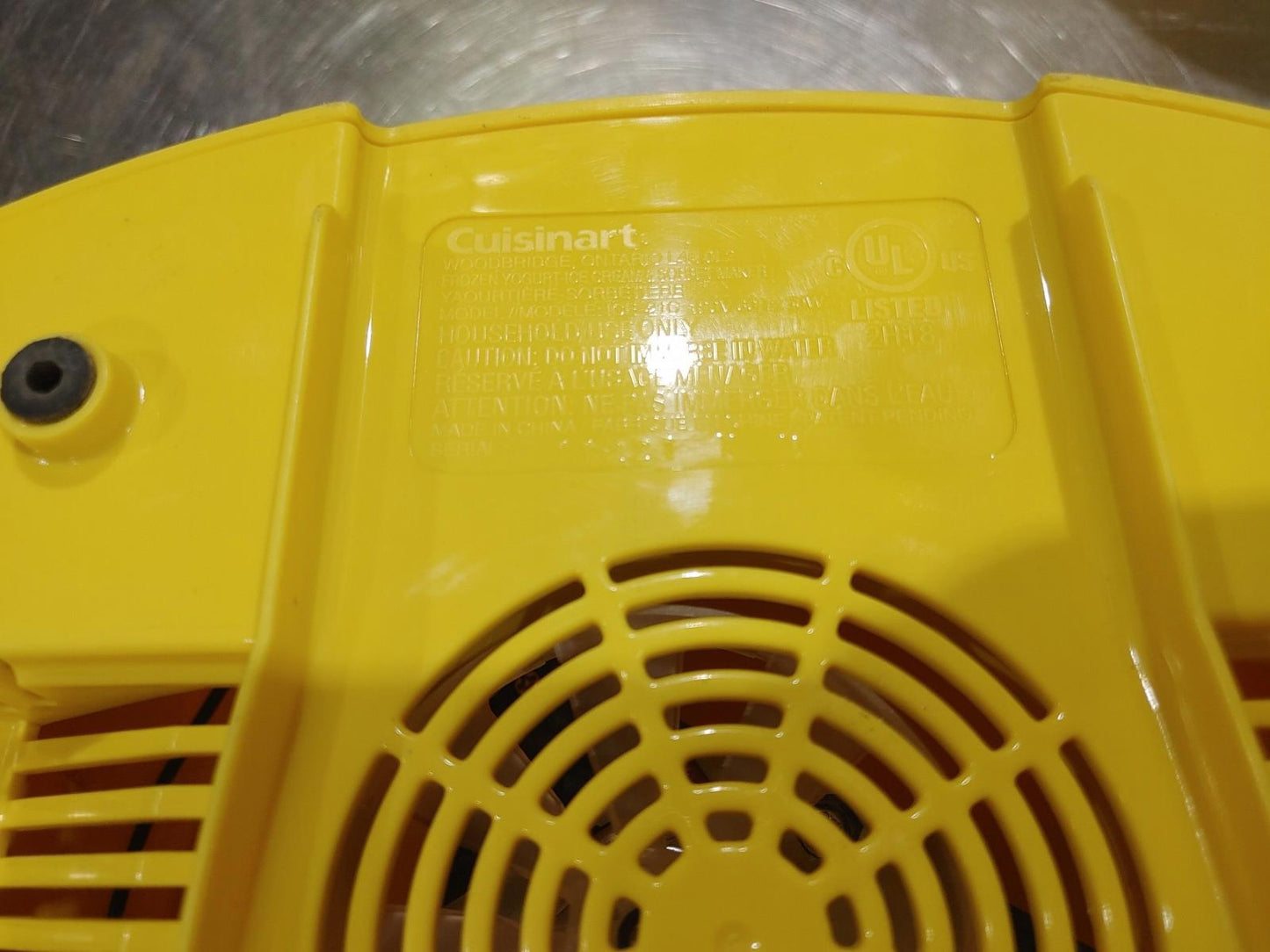 Good Condition Cuisinart Frozen Yogurt Ice Cream Sorbet Machine Model ICE-21C