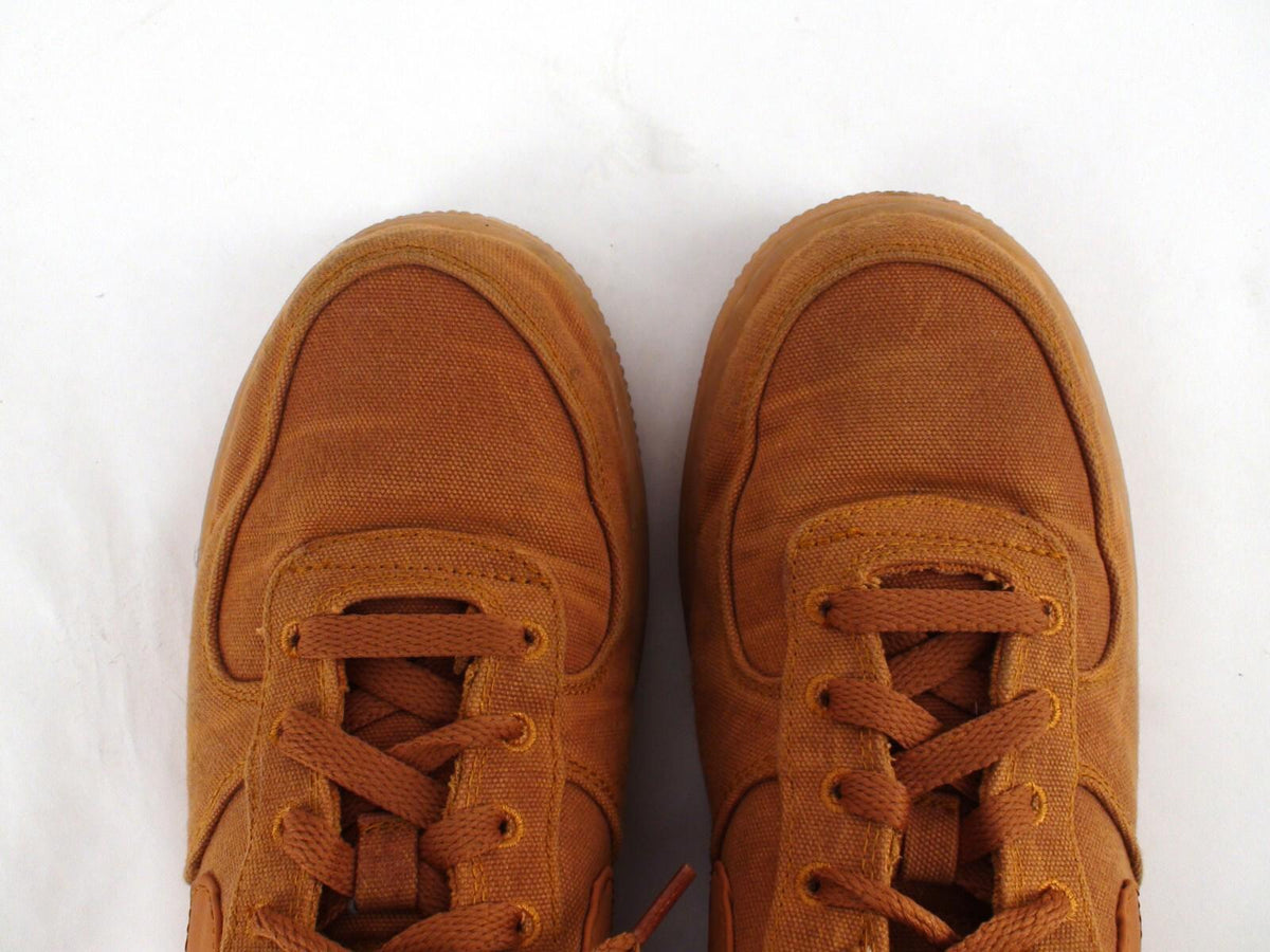 Nike Air Force 1 Low 2018 Monarch Gum - Size 7Y US, 40 EU - Orange, Pre-Owned