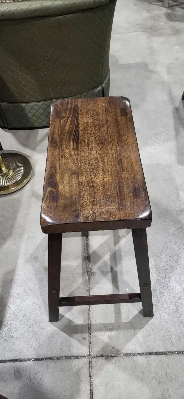 Ashley Furniture Wooden Stools Darkwood - 3 Available