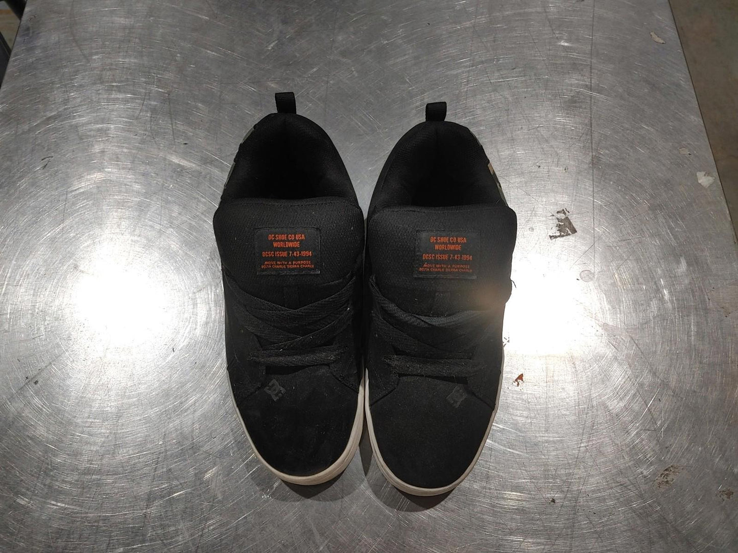 Brand New DC Camo Runners Size 11 Black