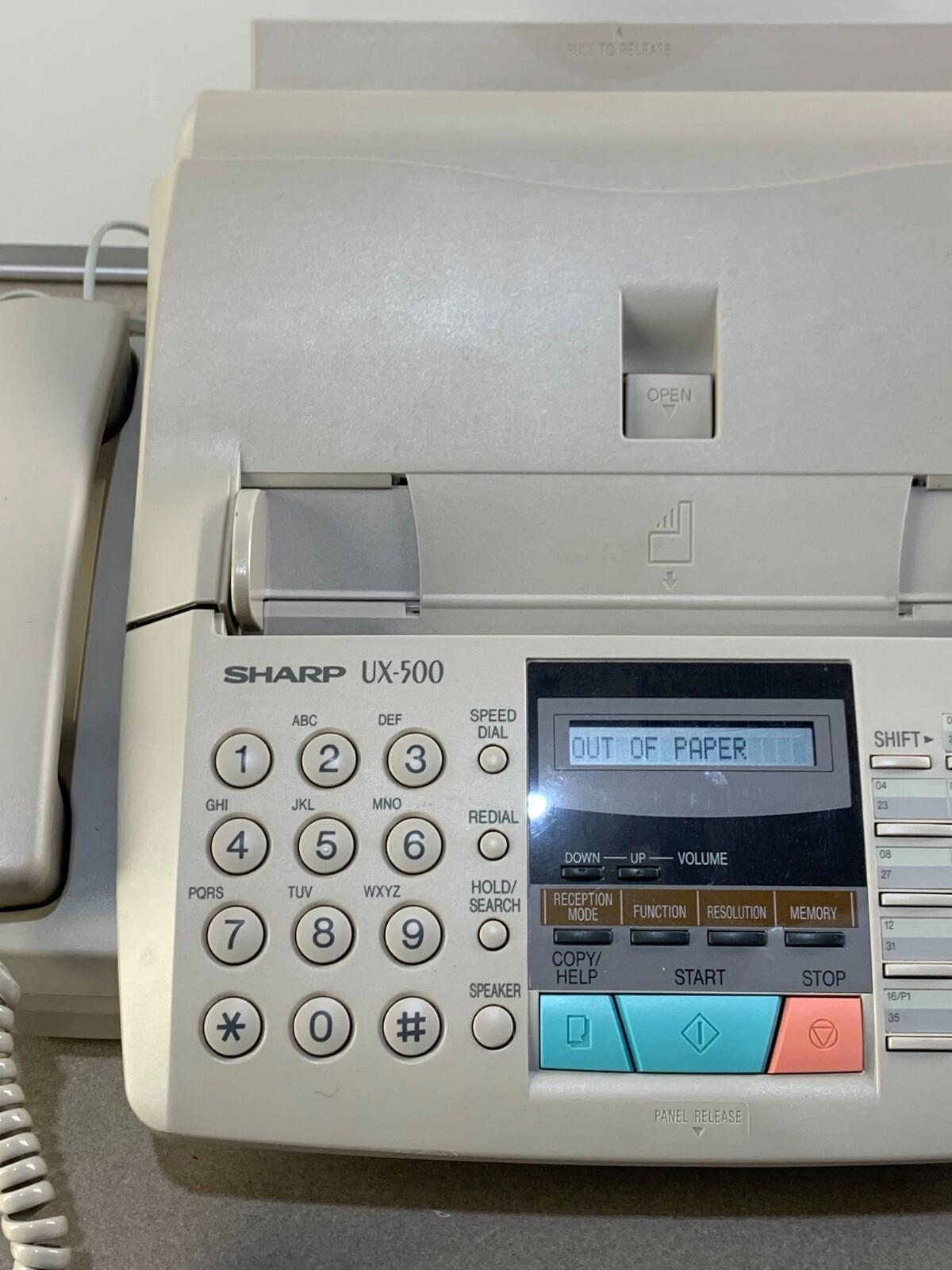 Sharp UX-500 Fax Machine
