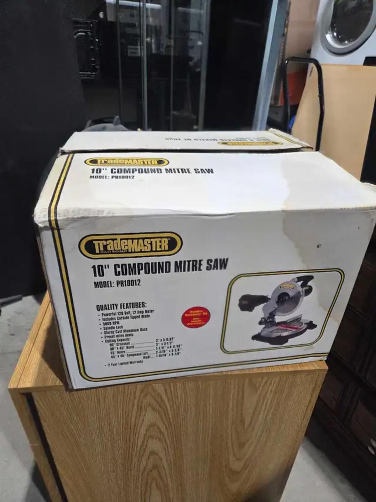 Brand New! TradeMaster 10" Compound Mitre Saw