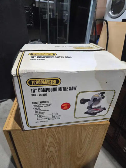 Brand New! TradeMaster 10" Compound Mitre Saw