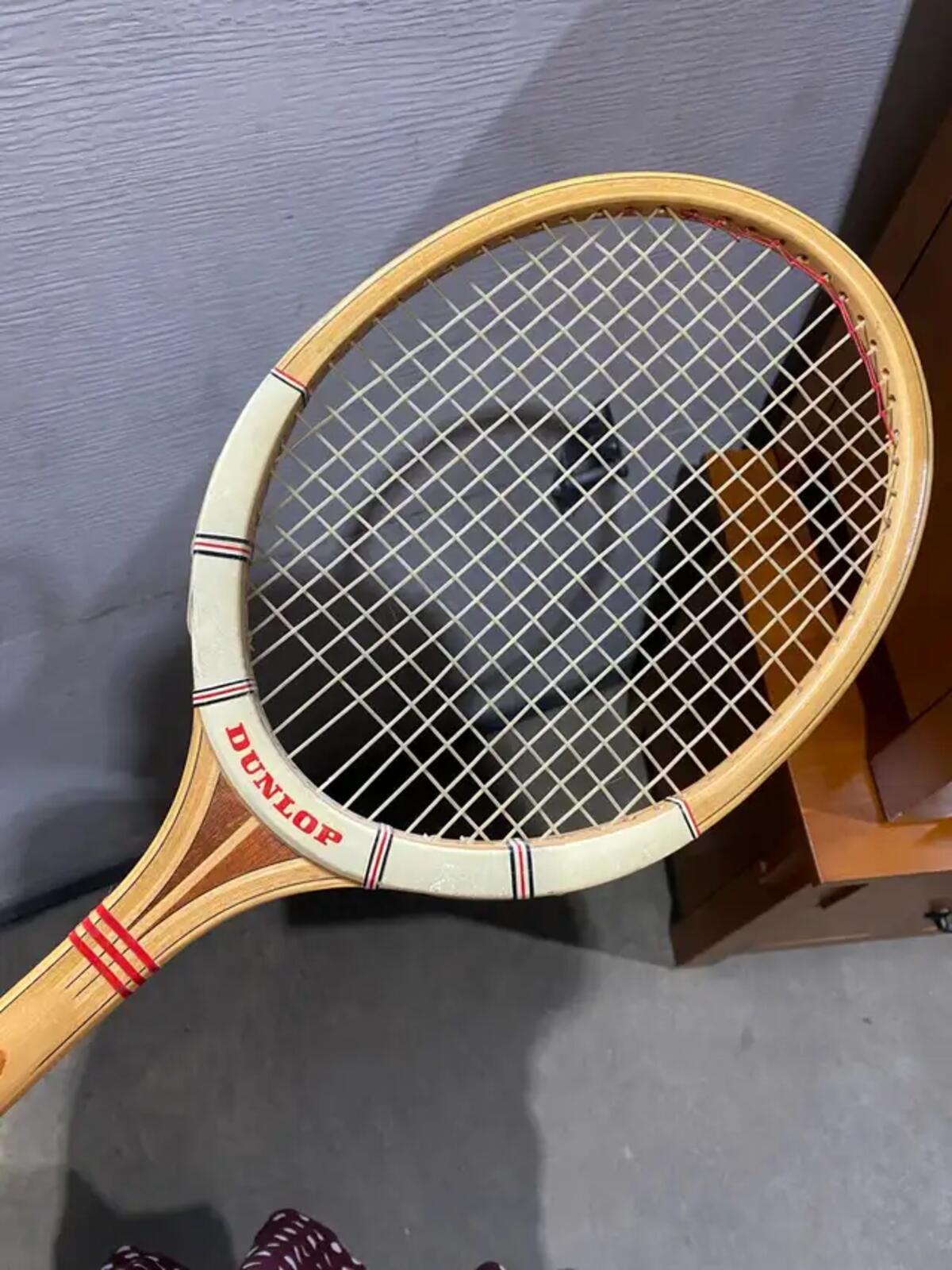 Vintage Dunlop Tennis Racquet