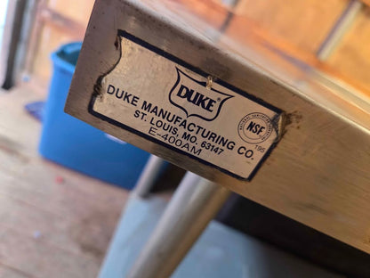 Duke Heavy Duty Stainless Steel Table - 3 left