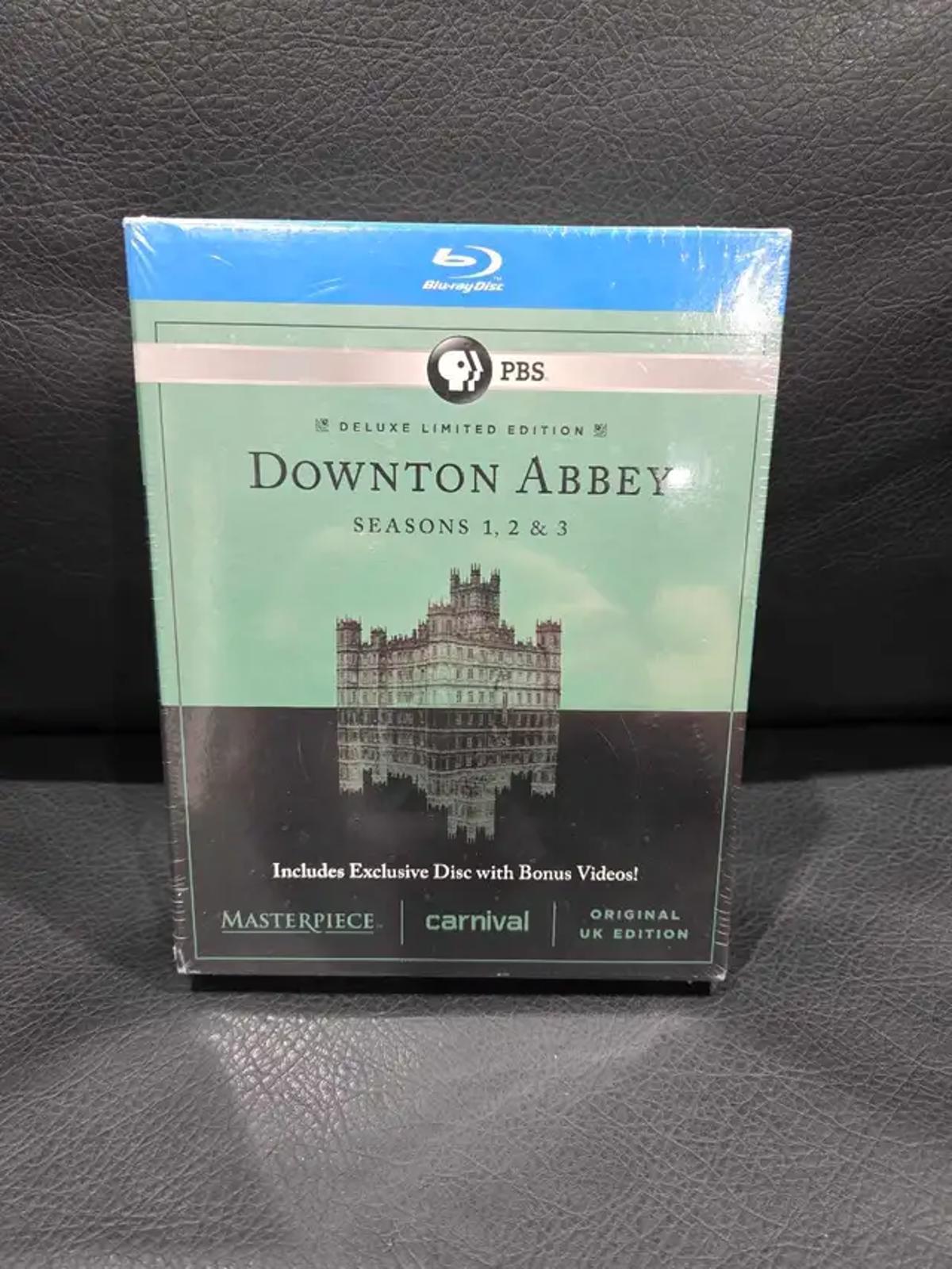New! Downton Abbey Blu-Ray Seasons 1-3