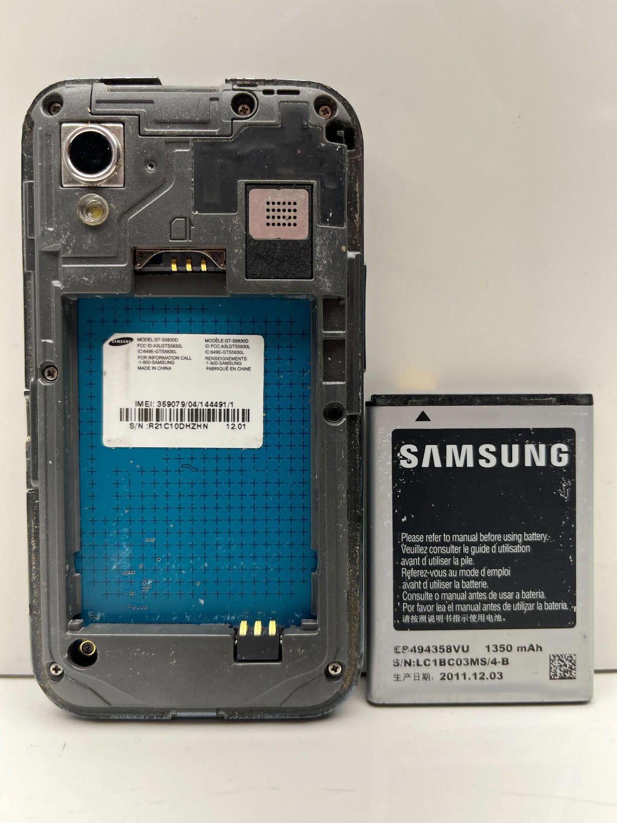 Samsung Galaxy Ace GT-S5830D Black FOR PARTS