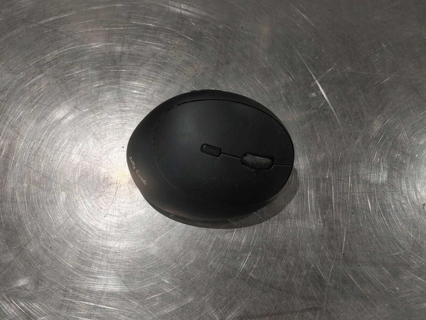 Jelly Comb WGSB-009 Wireless Optical Vertical Mouse Black Tested Working - Fair