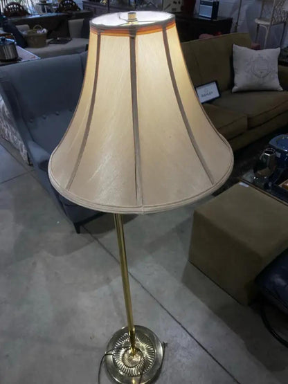 Vintage Golden Floor Lamp