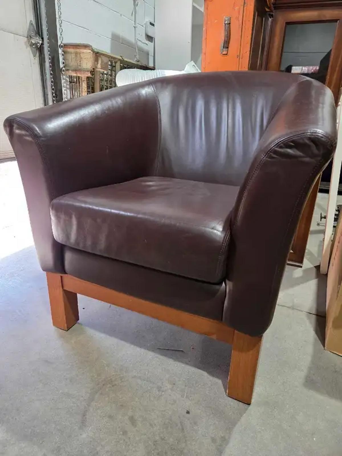 Leather Club Chair
