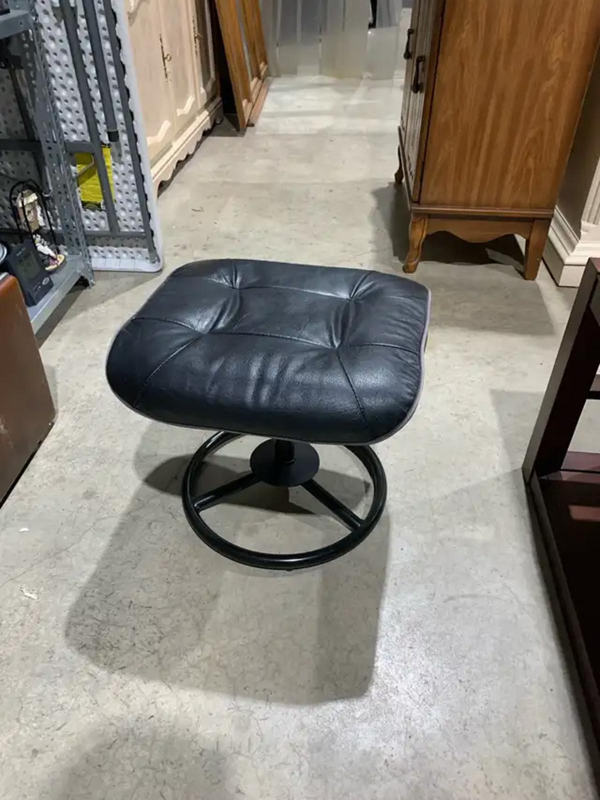 Small Leather Foot Stool
