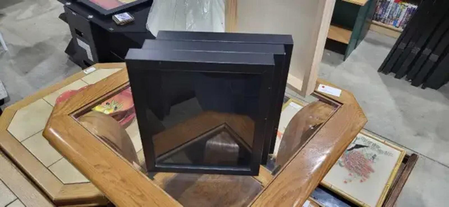 Black Shadow Box Frame 9' x 10' - 3 Available