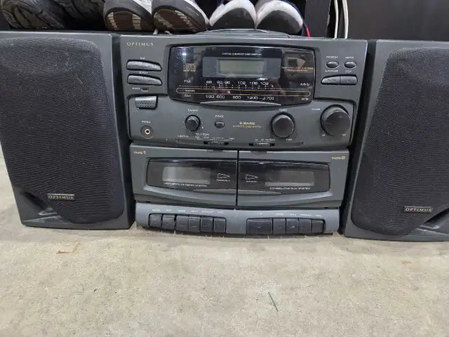 Optimus Stereo System - FM/AM/CD/CASSETTE