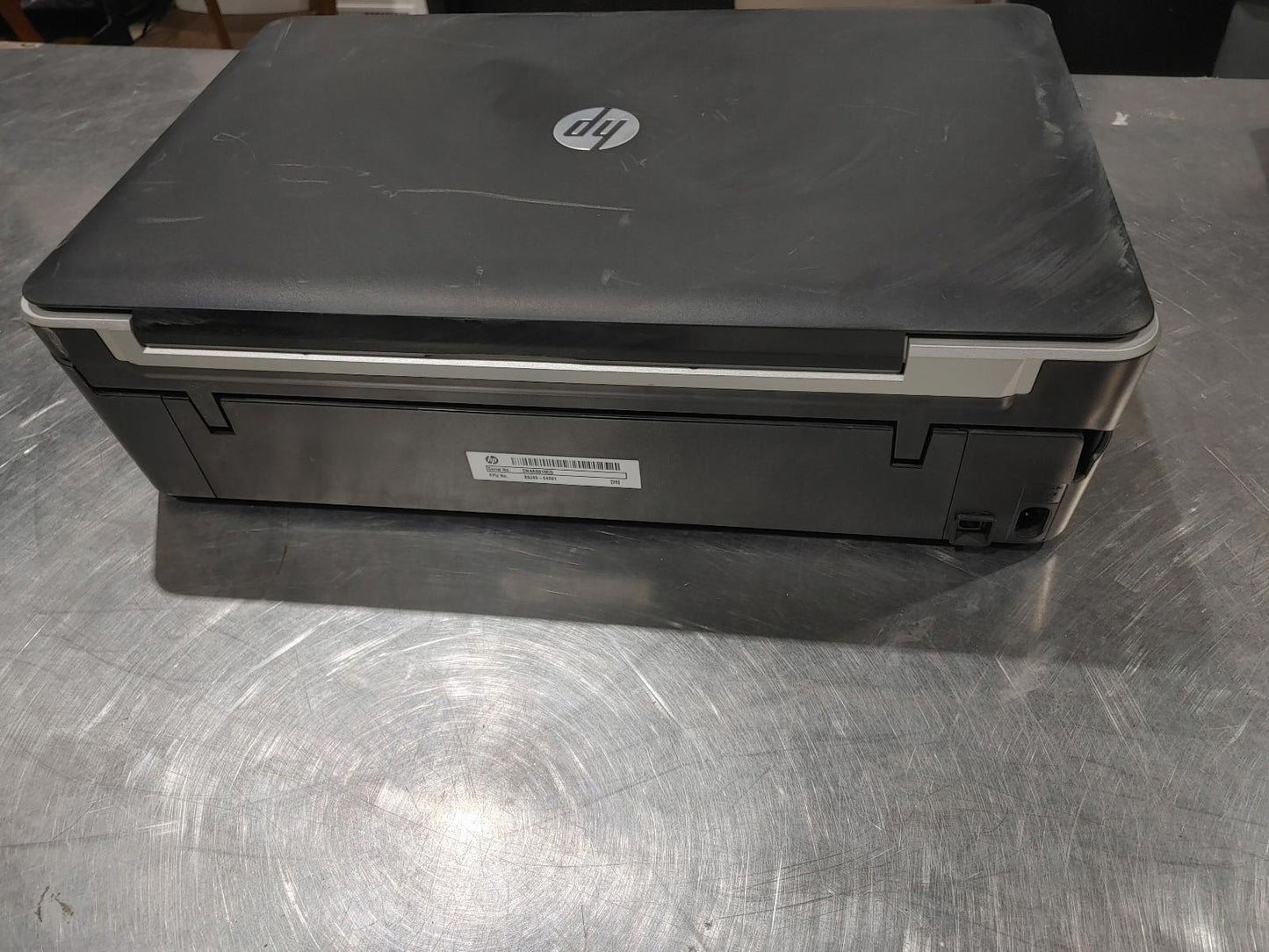 HP ENVY 5530 All-In-One InkJet Printer Silver/Black Power Tested - Fair