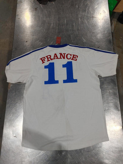 Ringspun France 03 G204 100% Cotton T-Shirt White Size Large