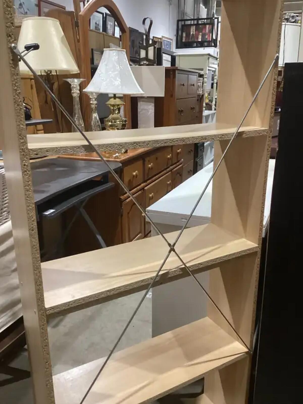 Wood Shelving Units - 2 Available