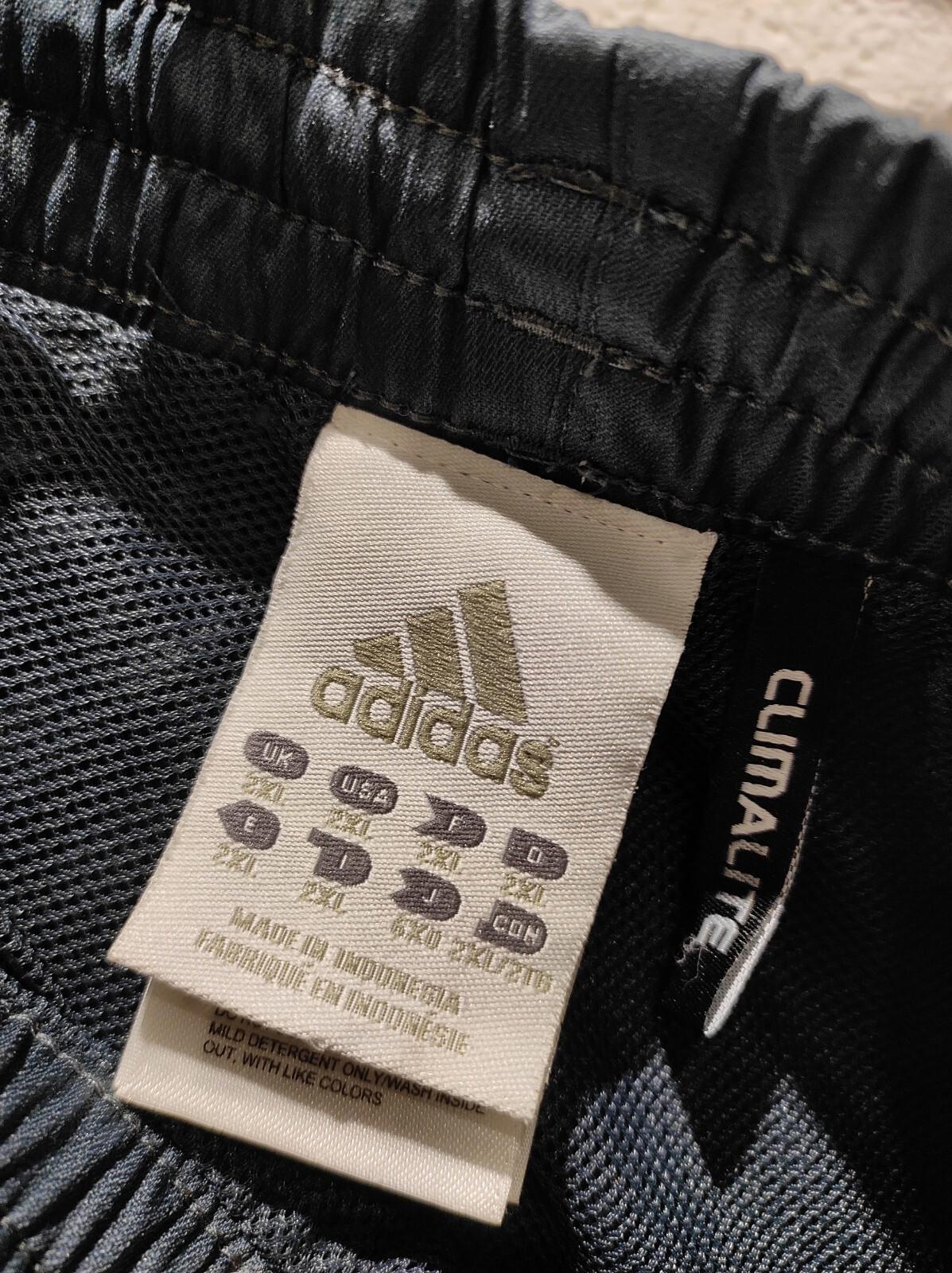 Adidas ClimaProof Clima 365 Black Snow Track Pants Ankle Zipper Size 2XL