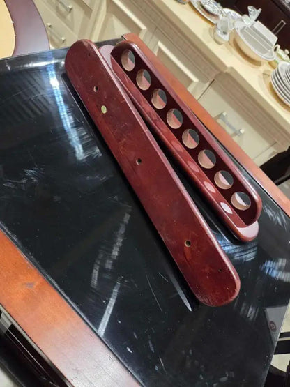 Wall Mounted Wooden Cue Rack