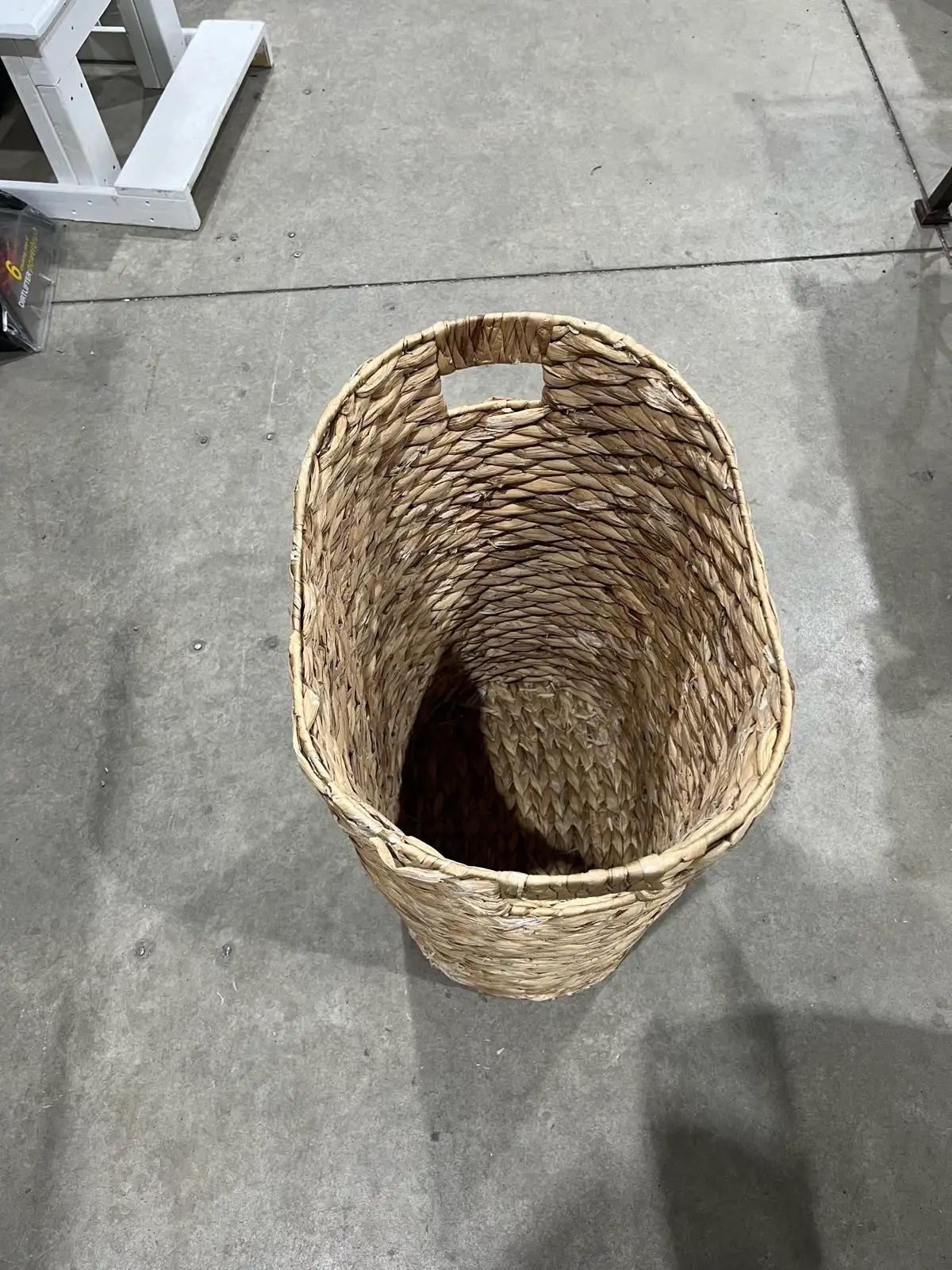 Tall Wicker Basket