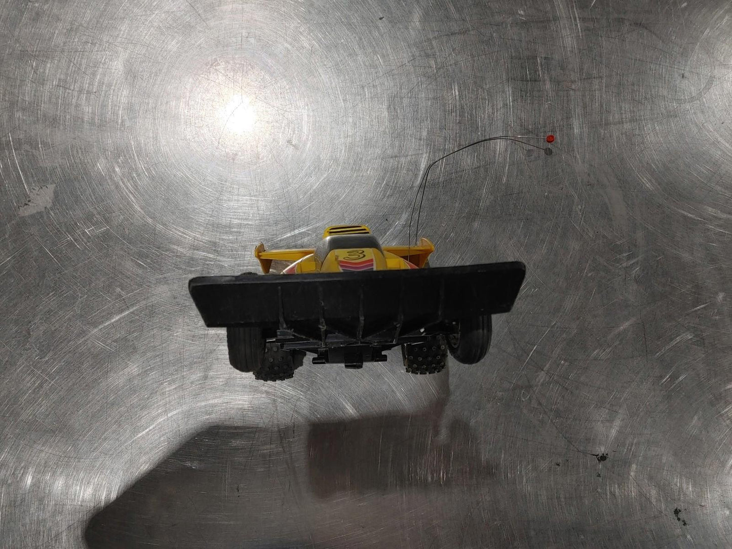 Good Condition Radio Shack 2-Speed Aero Buggy RC Car Yellow Untested No Remote