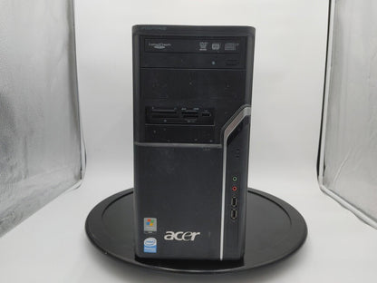 Acer Aspire M1640 Windows 7 PC Pentium 2GHz 2GB RAM 320GB HDD Black Works Tested