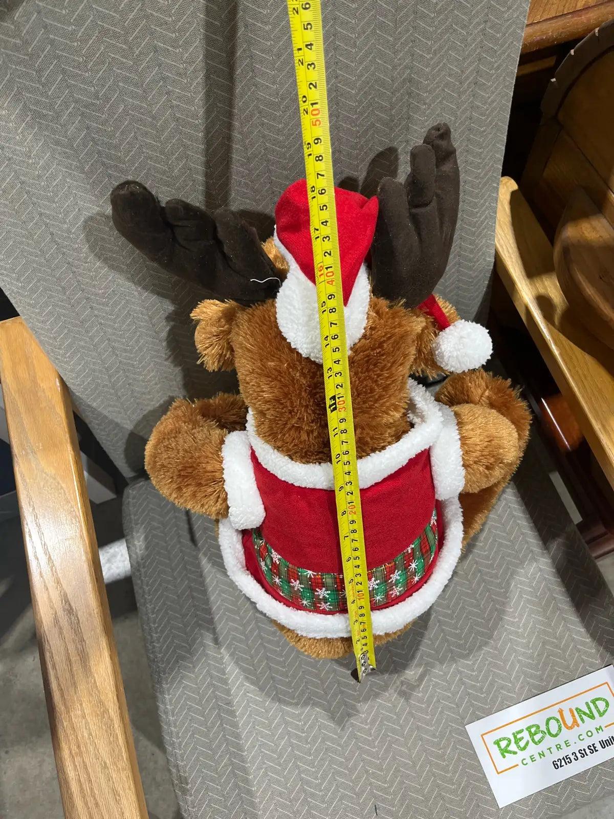 Christmas Moose Plush