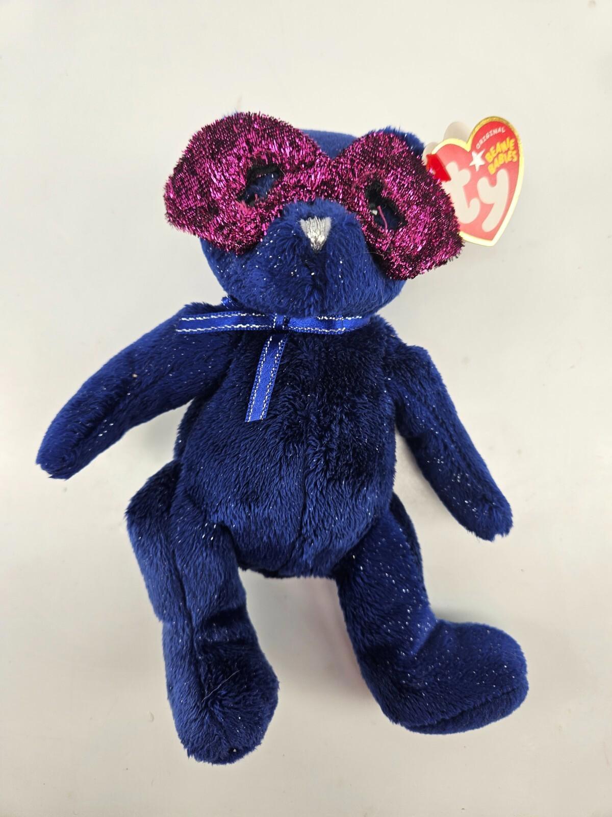 TY Beanie Baby - MARDI GRAS the Mardi Gras Bear (7.5 inch)