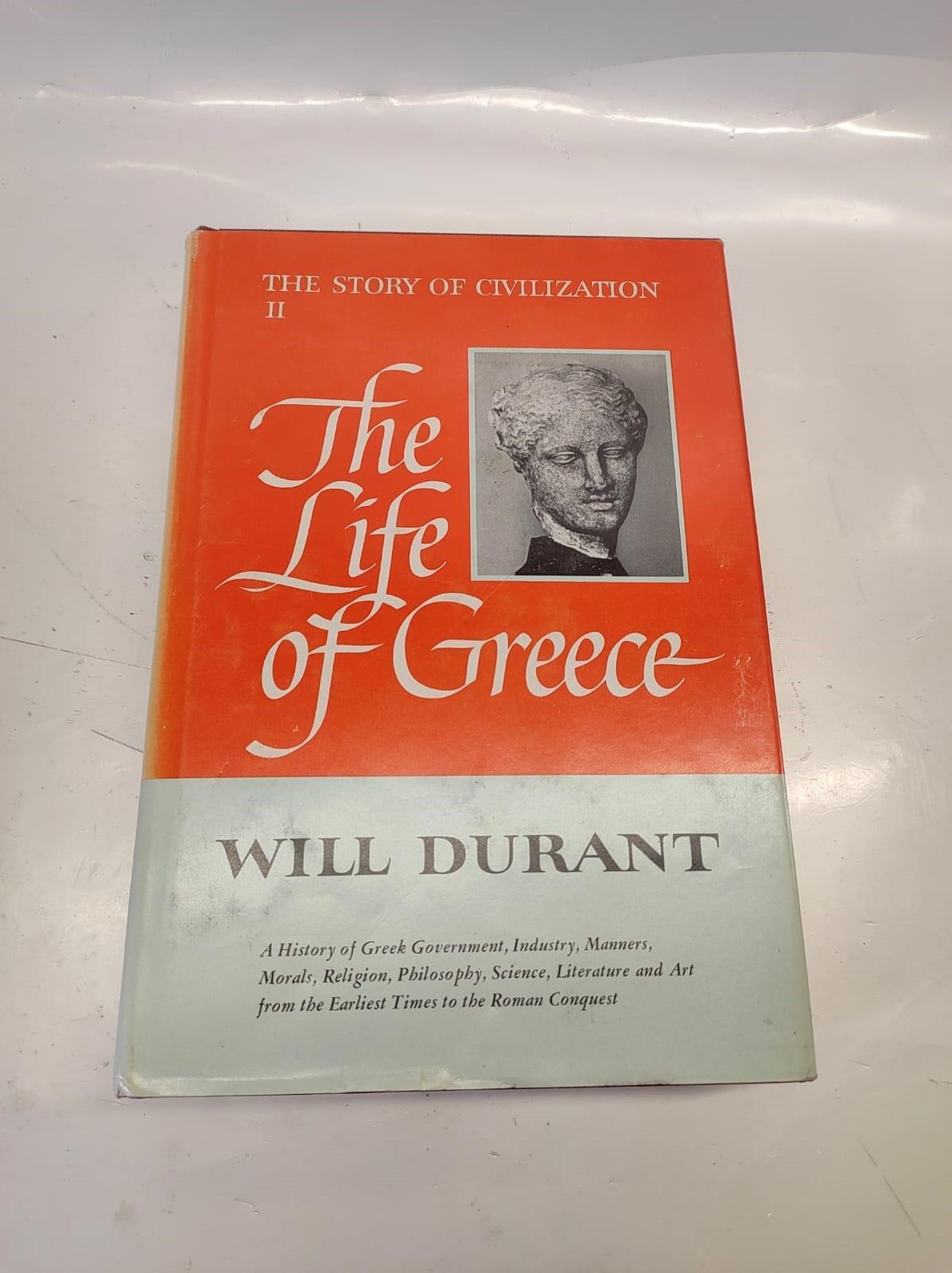 The Story of Civilization II The Life of Greece Will Durant 1966