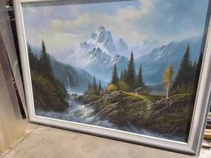 Original Mark Palaster - Mountain Oil Painting